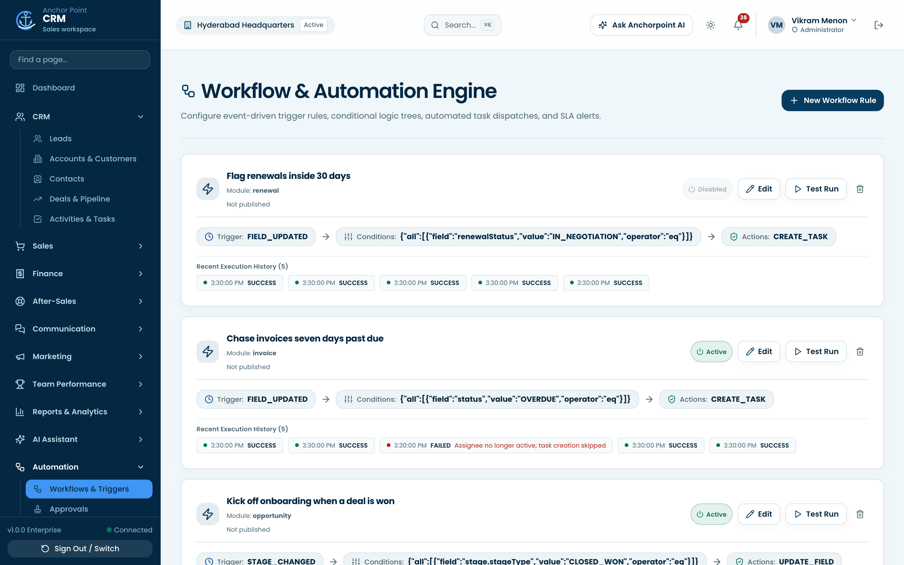Workflows
